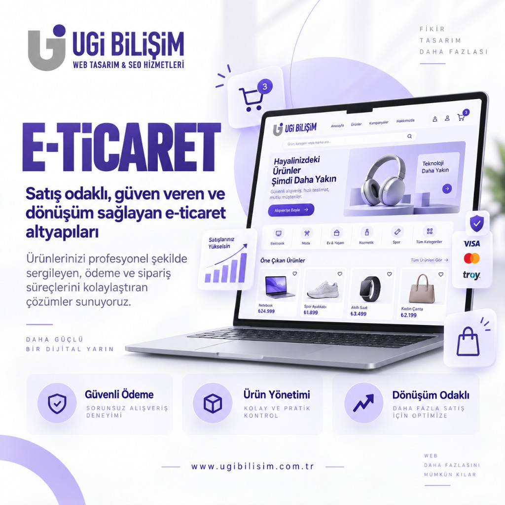E-Ticaret — UGİ BİLİŞİM