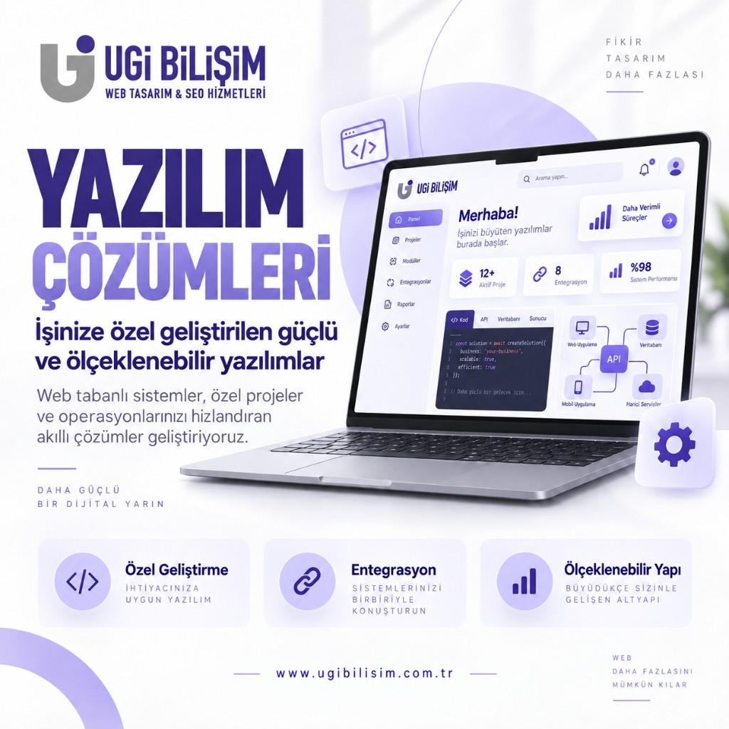 Yazılım Çözümleri — UGİ BİLİŞİM