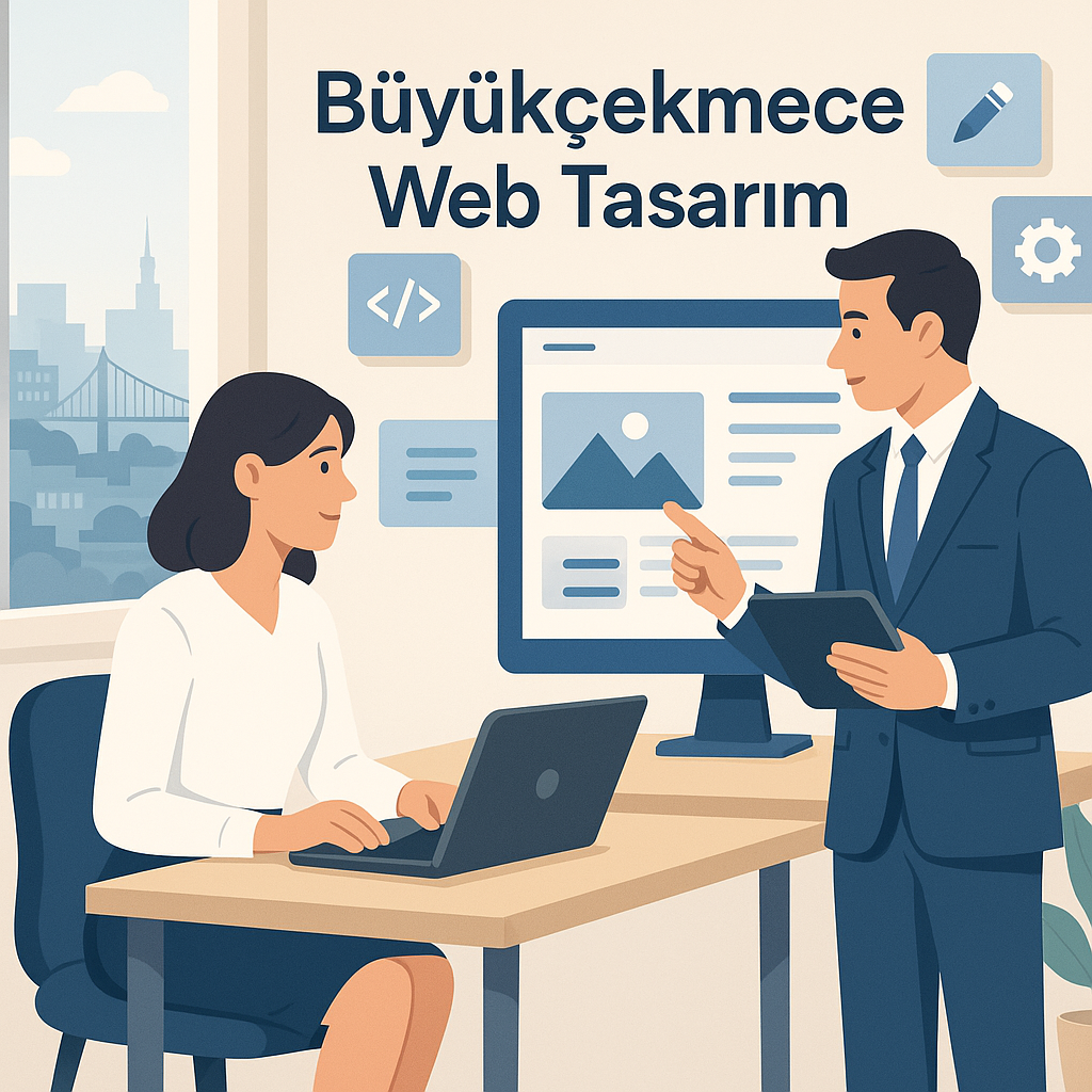 Büyükçekmece Web Tasarım: İşletmenizi Dijitalde Öne Çıkarın — UGİ BİLİŞİM blog kapağı ve dijital pazarlama içeriği