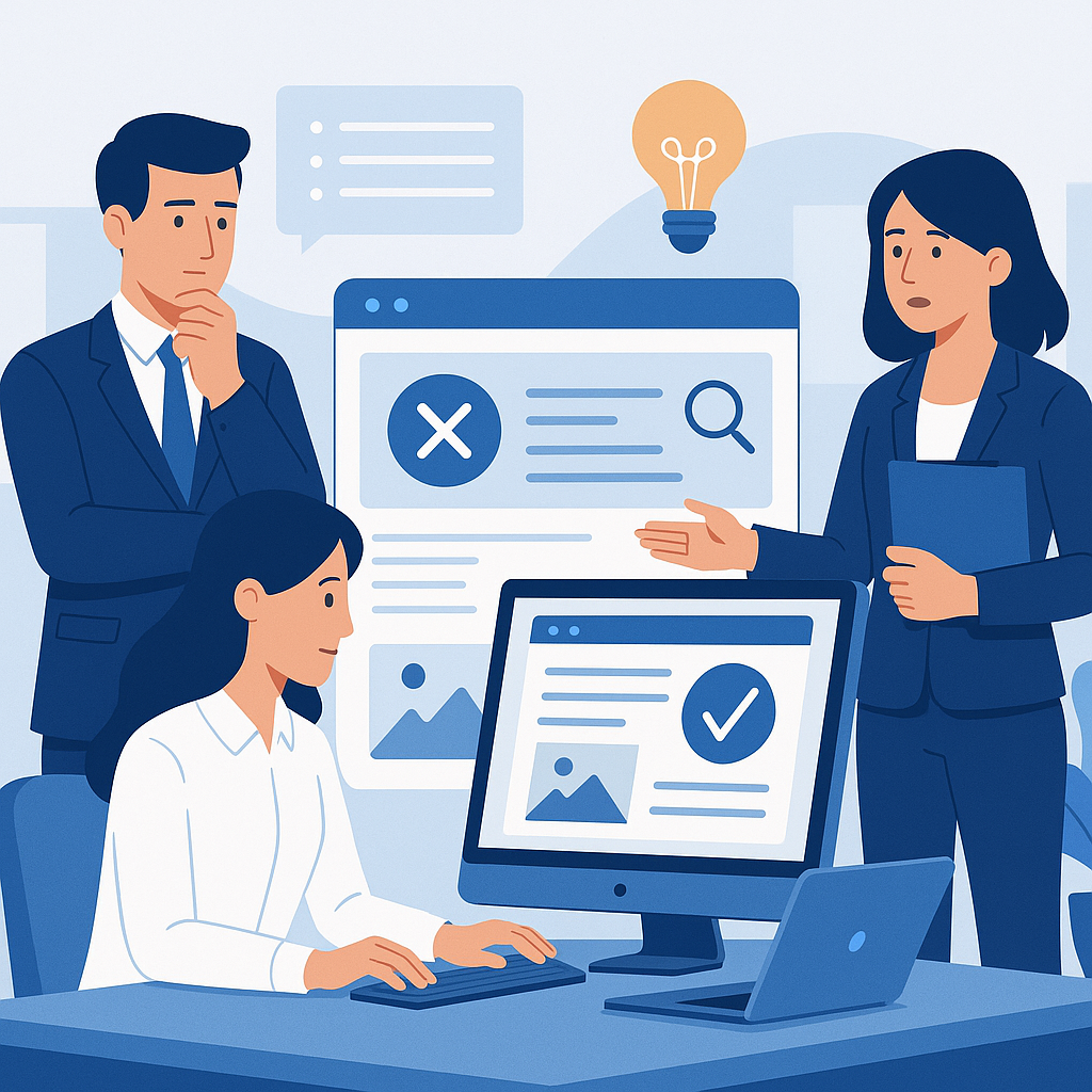 Kurumsal Web Tasarımında UX Hatalar ve Çözüm Yolları — UGİ BİLİŞİM blog kapağı ve dijital pazarlama içeriği