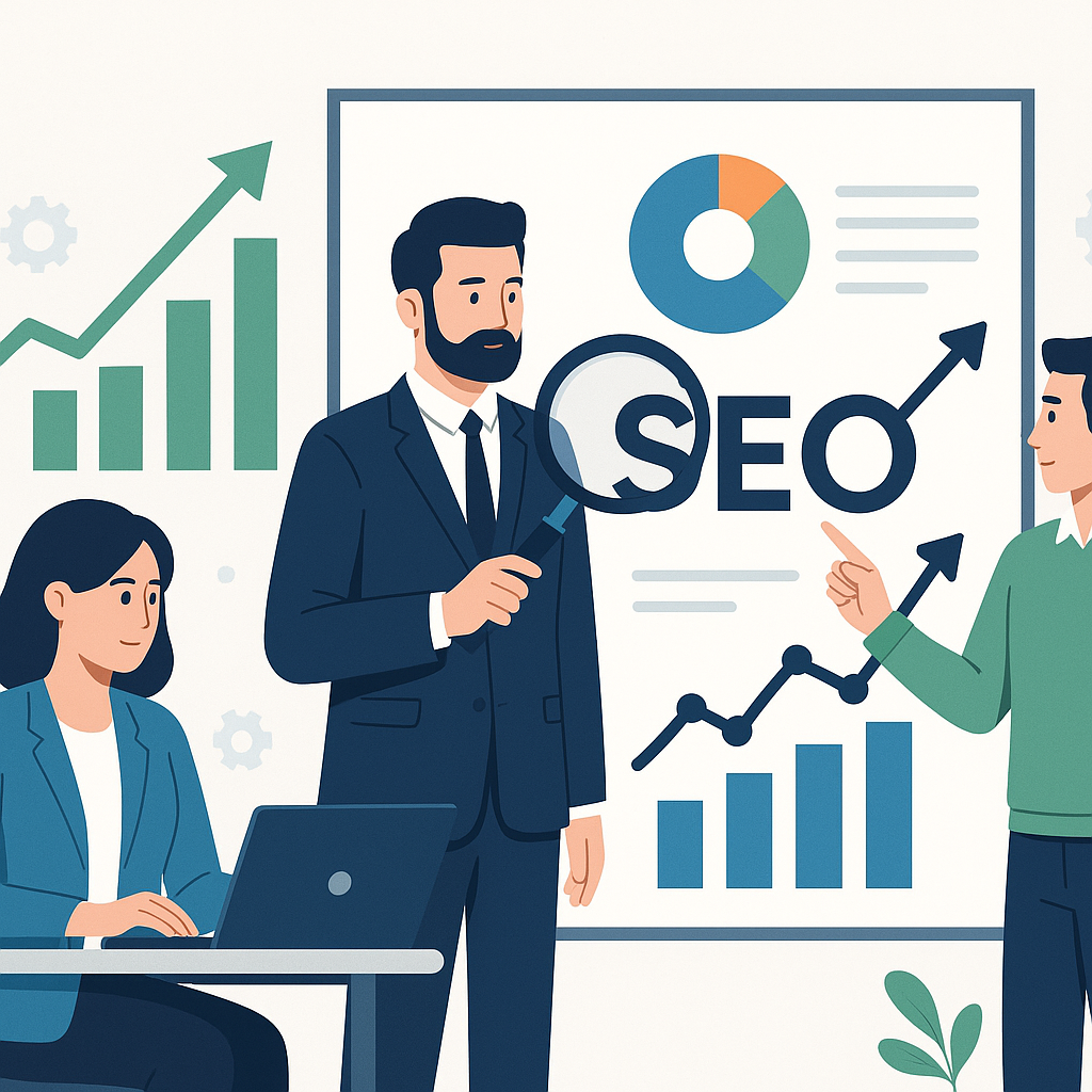 SEO Stratejileri ile Organik Trafiği Artırma blog yazısı öne çıkan görseli — UGİ BİLİŞİM