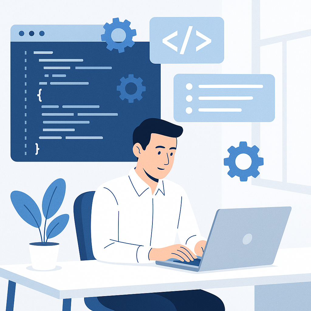 Yazılım Geliştirmede En İyi Uygulamalar ve Trendler blog yazısı öne çıkan görseli — UGİ BİLİŞİM