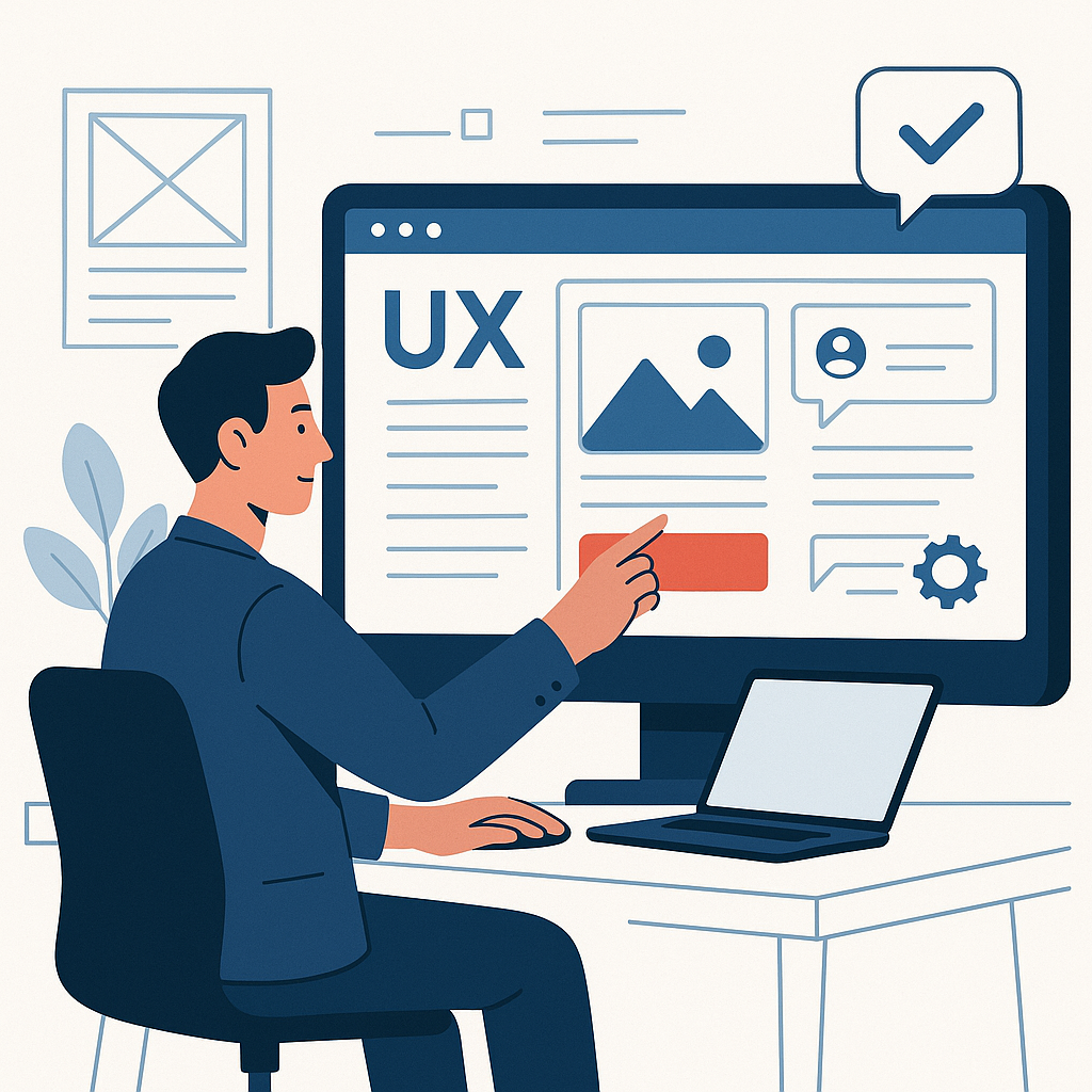 Web Tasarımında Kullanıcı Deneyimi İpuçları — UGİ BİLİŞİM blog kapağı ve dijital pazarlama içeriği
