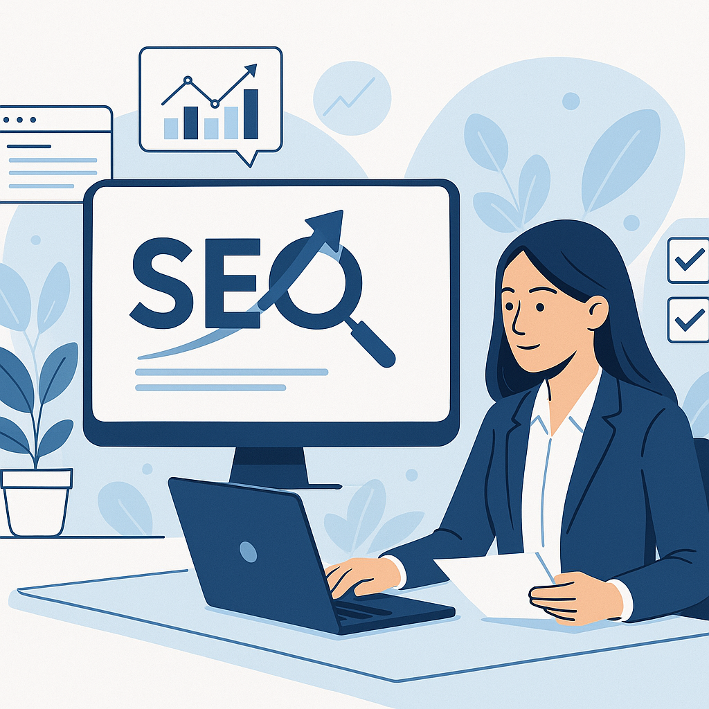 SEO Uyumlu İçerik Yazımının Önemi — UGİ BİLİŞİM blog kapağı ve dijital pazarlama içeriği