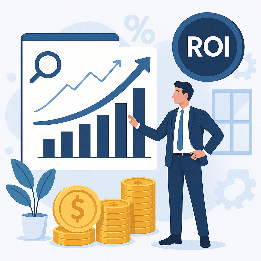 Performans Pazarlama ile ROI'yi Maksimize Etme Yöntemleri — UGİ BİLİŞİM blog kapağı ve dijital pazarlama içeriği