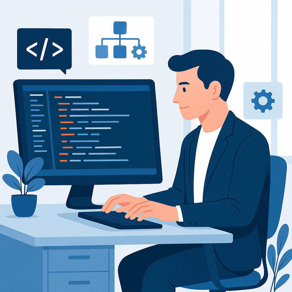 Yazılım Geliştirirken Dikkat Edilmesi Gereken Trendler başlığını tasvir eden UGİ BİLİŞİM blog görseli