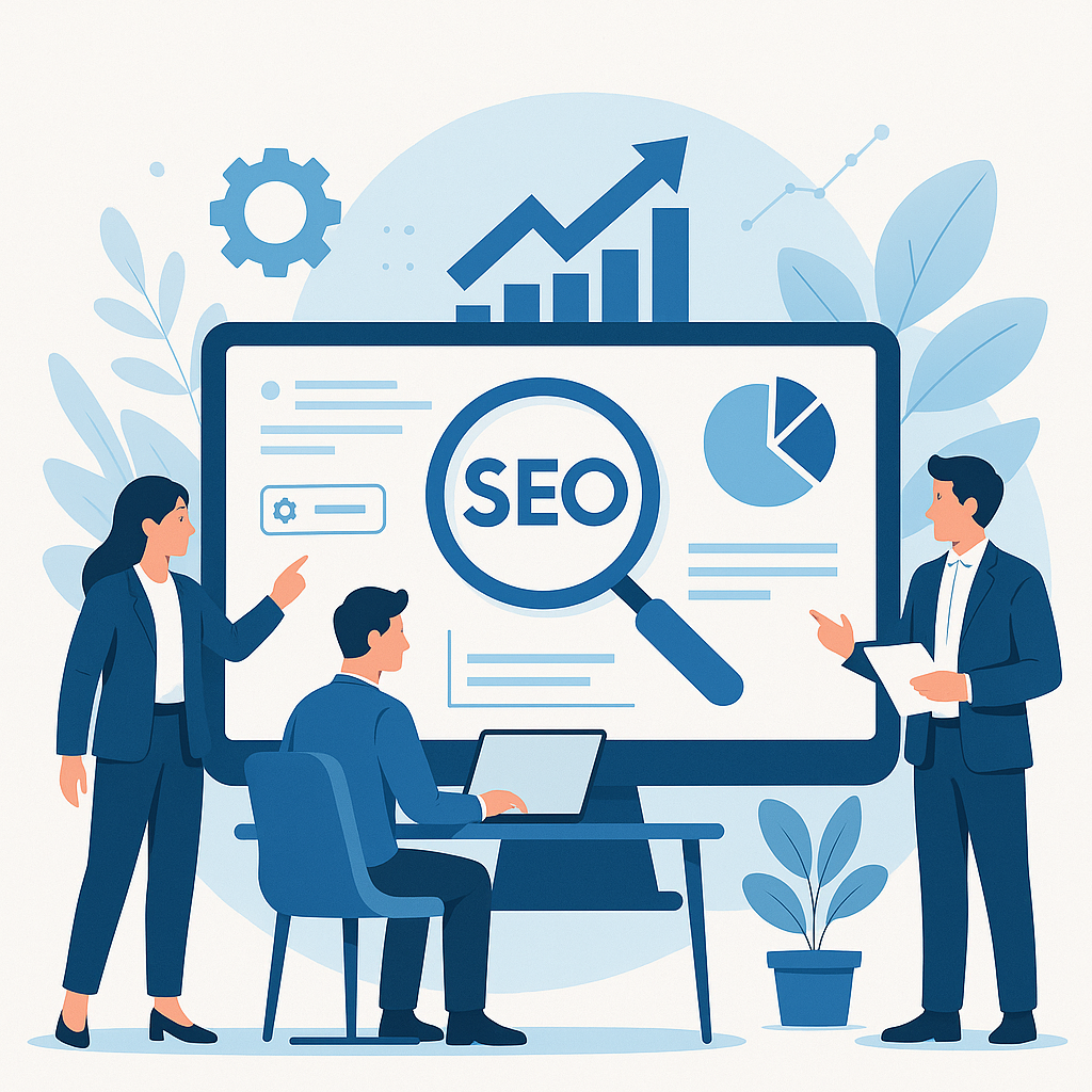 SEO Stratejileri ile Organik Trafiği Artırma Yöntemleri blog yazısı öne çıkan görseli — UGİ BİLİŞİM