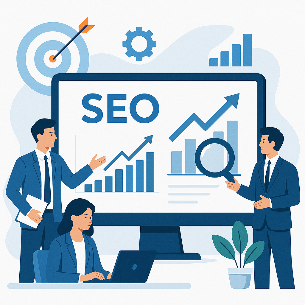 SEO Stratejileri ile Organik Trafiği Artırma — UGİ BİLİŞİM blog kapağı ve dijital pazarlama içeriği