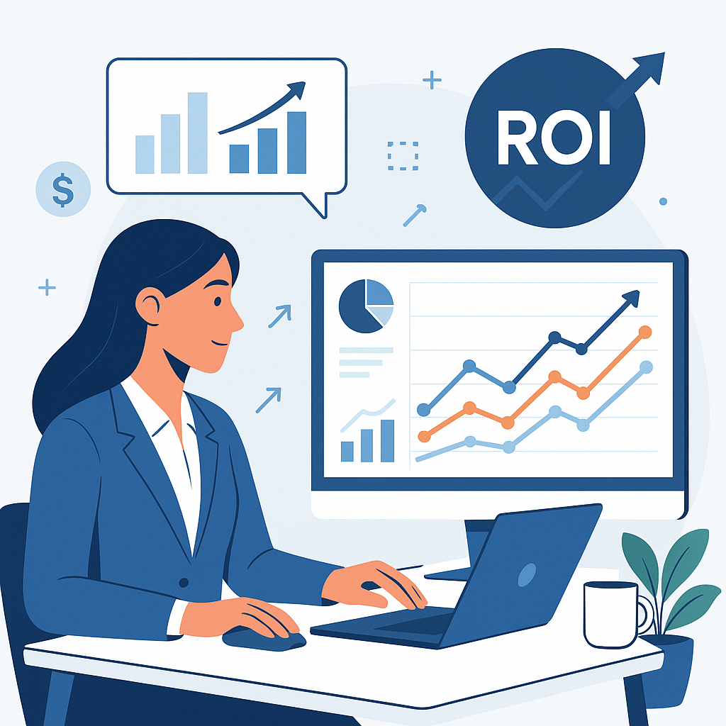 Performans Pazarlama ile ROI'yi Maksimize Etme Yöntemleri — UGİ BİLİŞİM blog kapağı ve dijital pazarlama içeriği