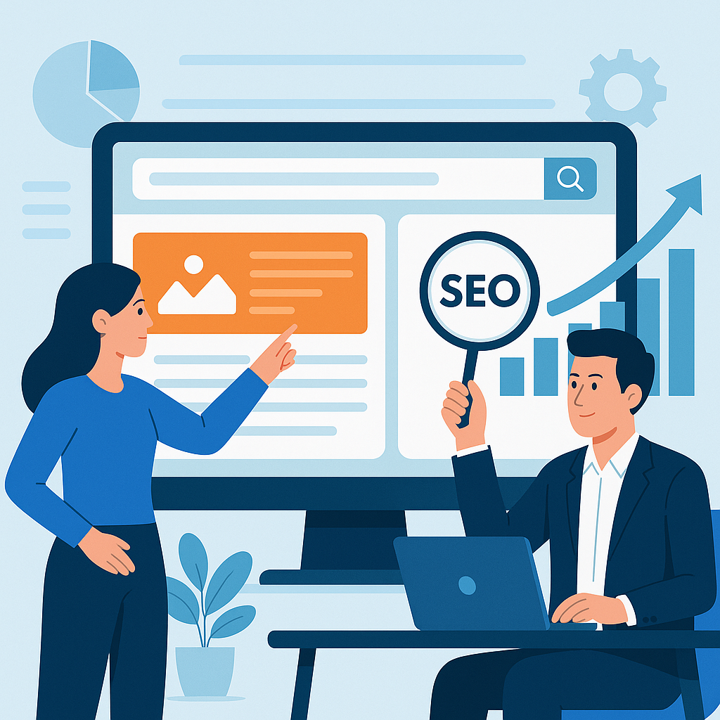 Web Tasarımında Kullanıcı Deneyimi ve SEO İlişkisi — UGİ BİLİŞİM blog kapağı ve dijital pazarlama içeriği