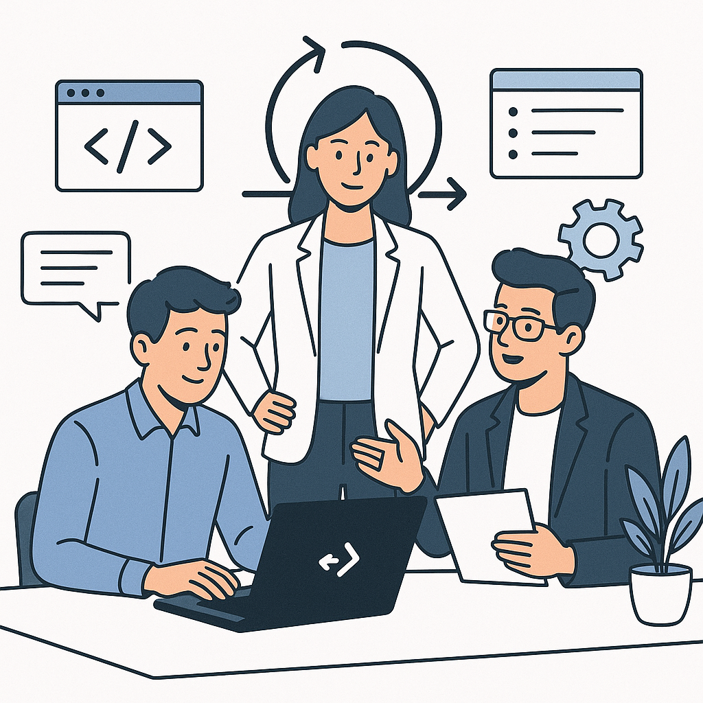 ** Yazılım Geliştirmede Agile Metodolojisinin Önemi — UGİ BİLİŞİM blog kapağı ve dijital pazarlama içeriği