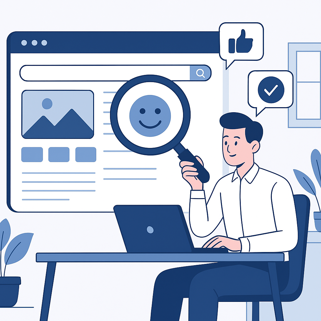 Web Tasarımında Kullanıcı Deneyimi İyileştirme Yöntemleri — UGİ BİLİŞİM blog kapağı ve dijital pazarlama içeriği